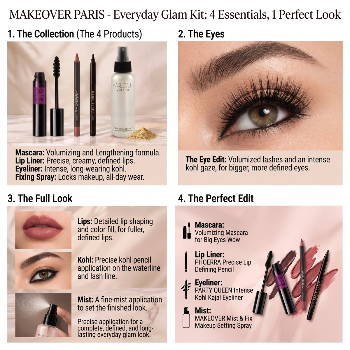 MakeOver Paris Everyday Glam Kit