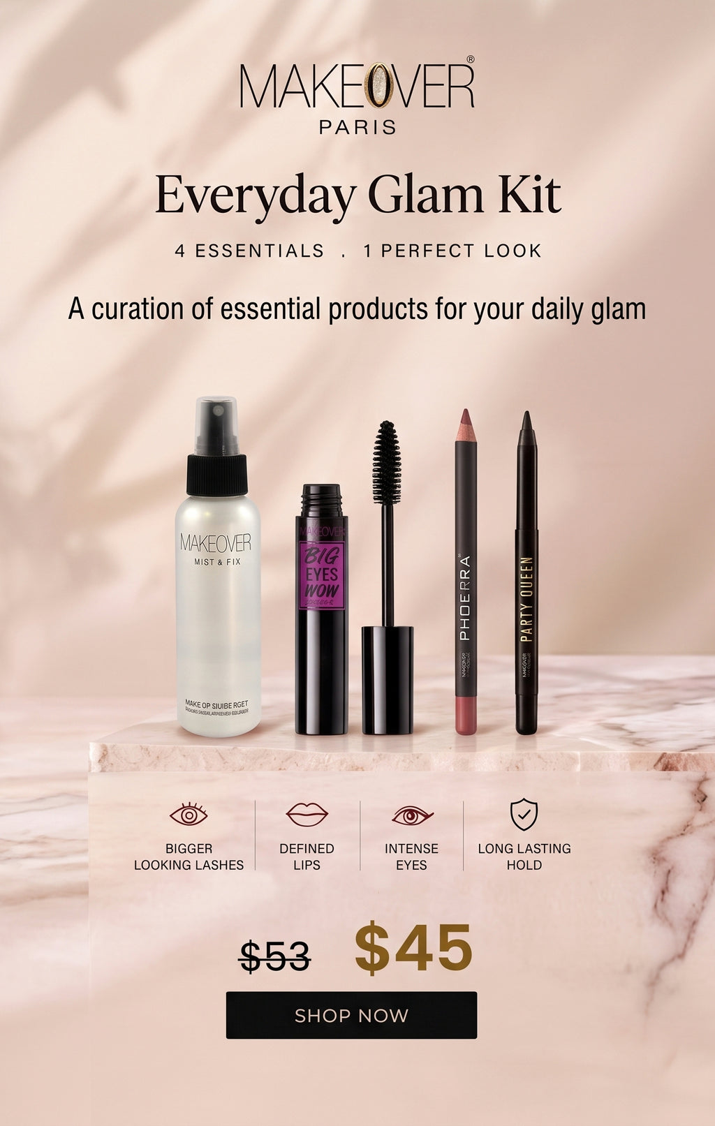 MakeOver Paris Everyday Glam Kit